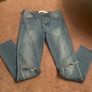 Gypsy Warrior distressed skinny jeans
